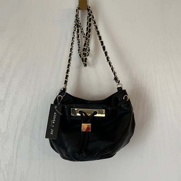Olivia + Joy Bags Oliviajoy Black With Gold Accent Purse Nwt Poshmark